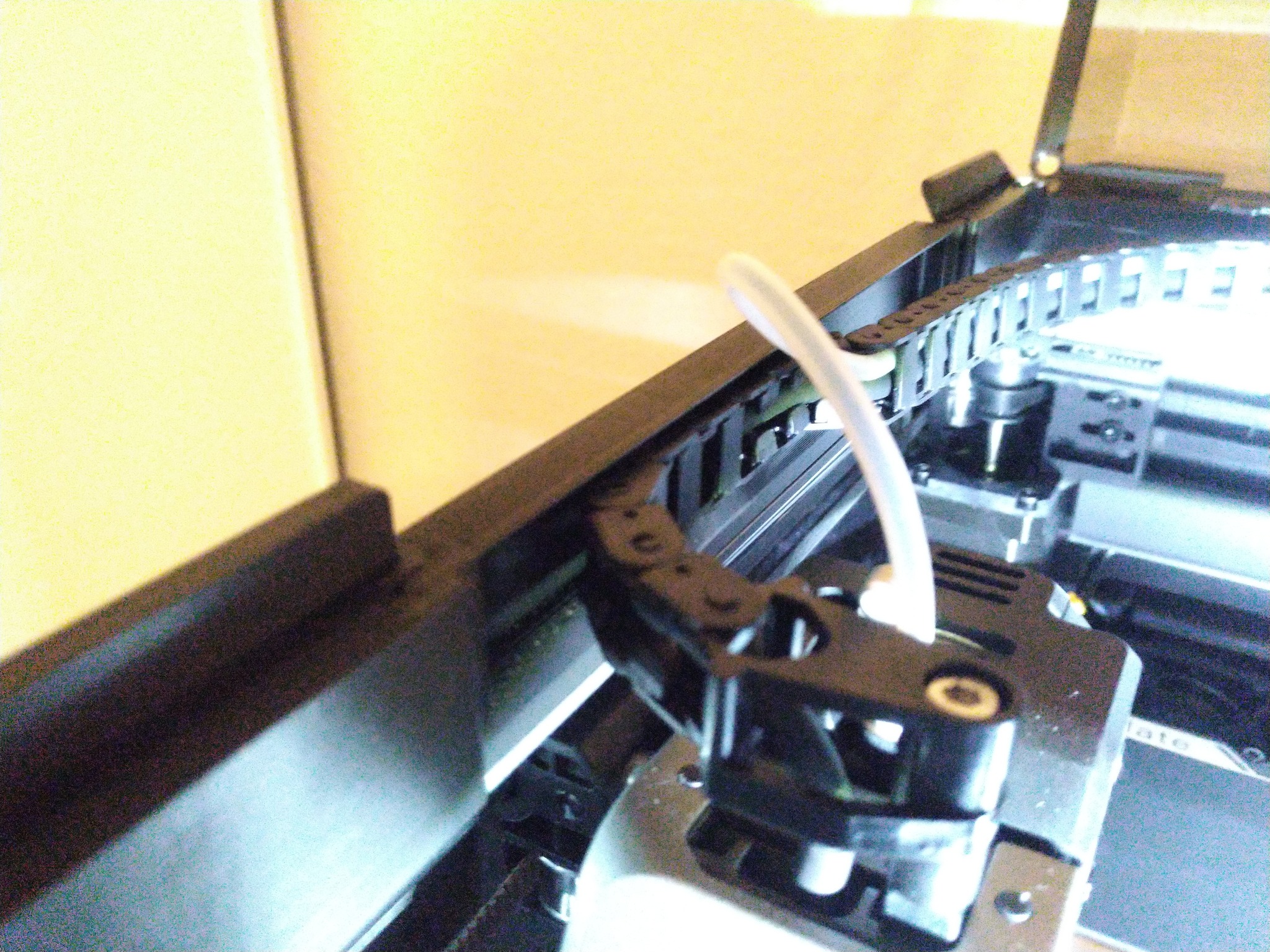 K1C Hinged Lid Riser - Solid Walls With Cable Track Slot 3D model thumbnail