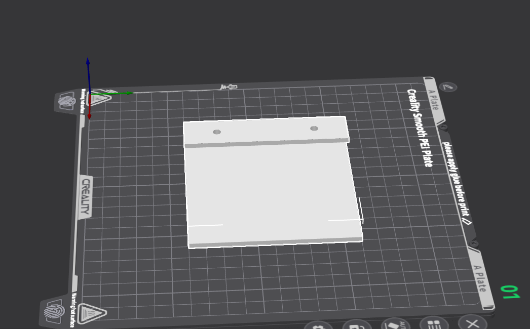 holder fridge for mini sticky papers  for screws