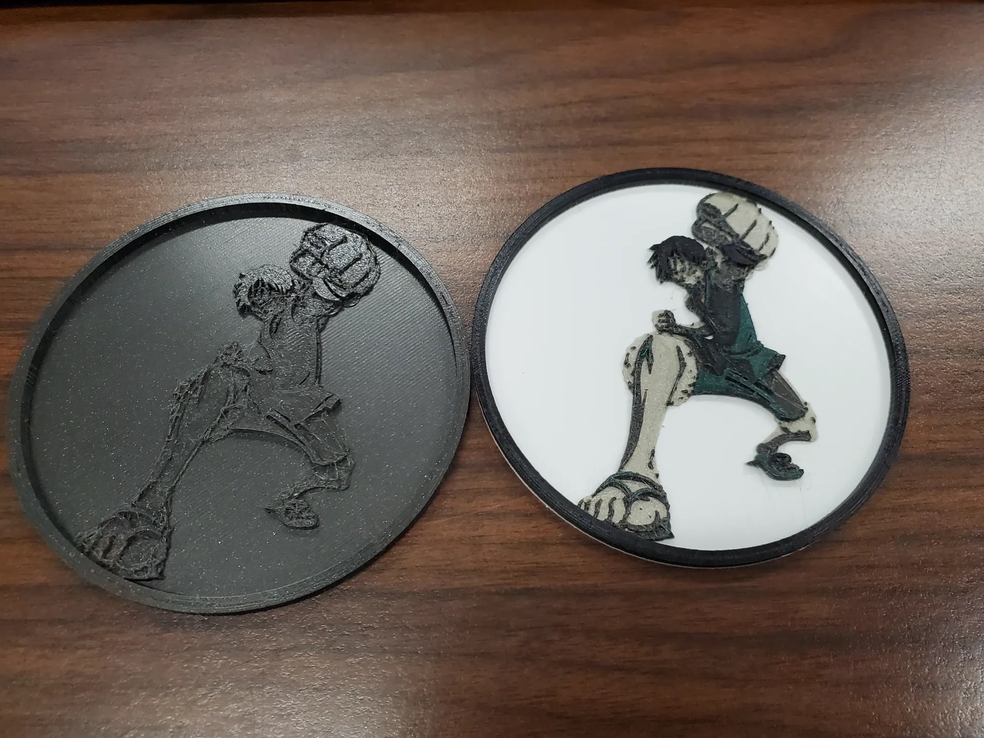 luffy one piece coasters v6