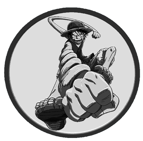 luffy one piece coasters v7