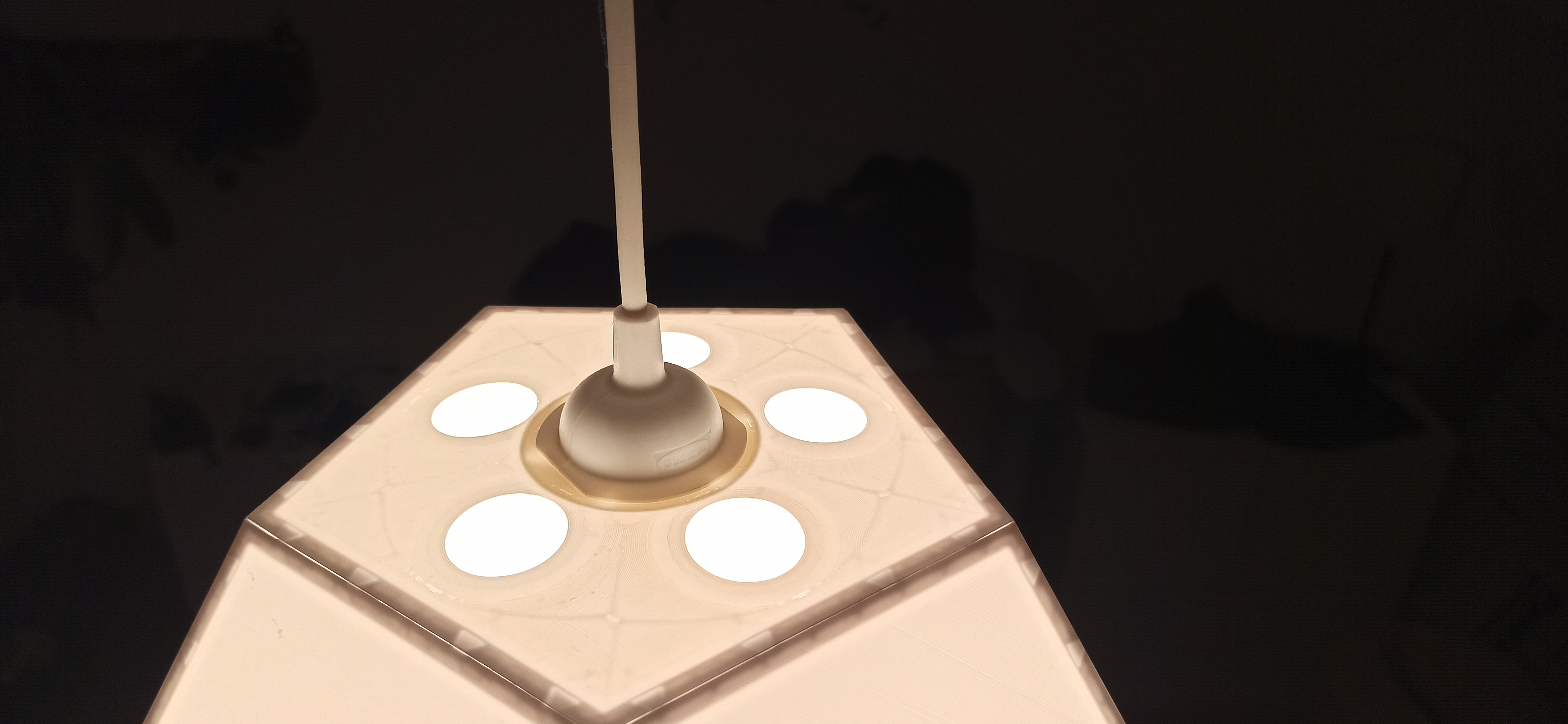Miniatura 4 do modelo 3D Pentagon modular lamp