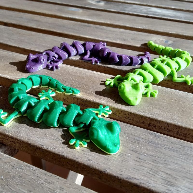 Articulated Lizard v2 by McGybeer | Download free STL model ...