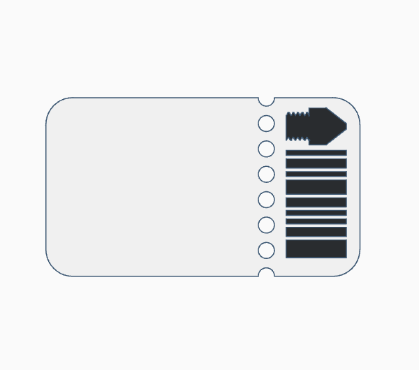 Ticket/Coupon Token 3D model thumbnail