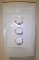 Triple Wallplate lightswitch cover