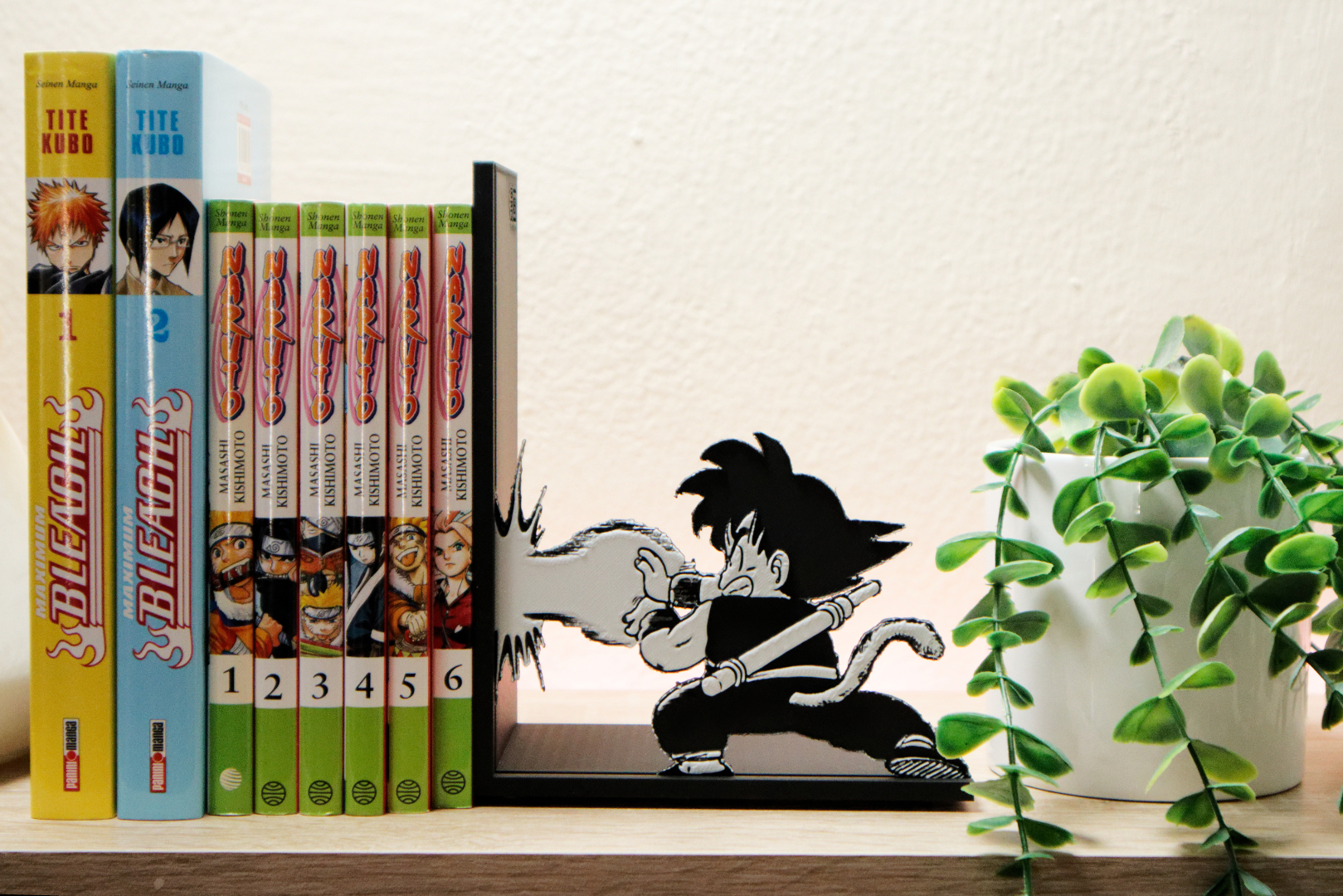 Bookend of Kid Son Goku doing the kame Hame Ha! | Dragon Ball Fan Art
