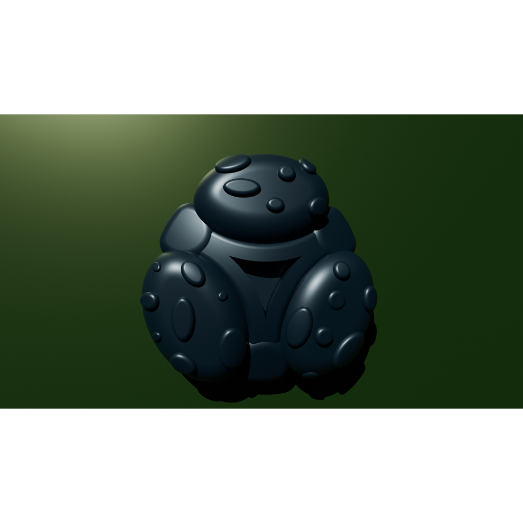 Hollow Knight – Spore Shroom (Amulet Charm) 3D Model / Амулет Hollow Knight Споровый гриб