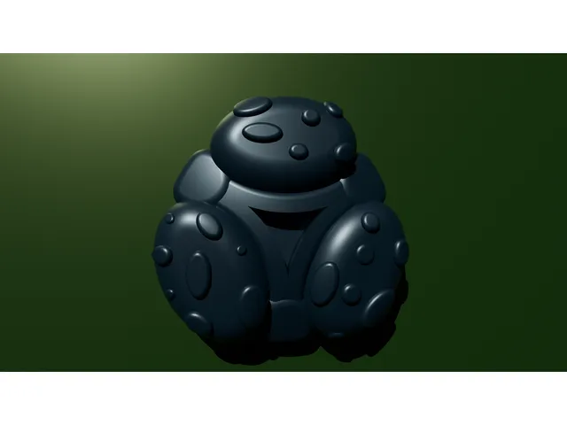 Hollow Knight – Spore Shroom (Amulet Charm) 3D Model / Амулет Hollow Knight Споровый гриб