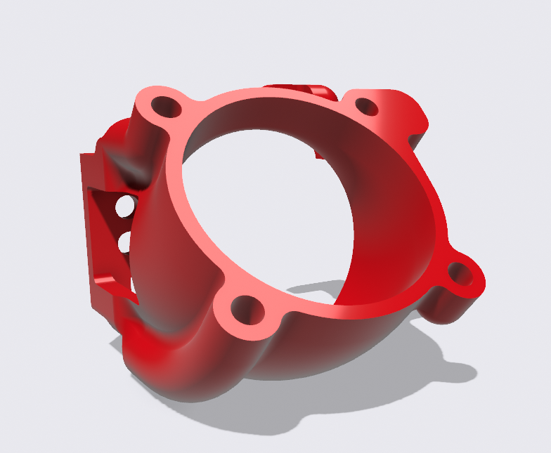 Ender 2 Pro Alternative Hot-End Fan Mount Mk2