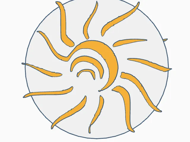 Sun Wallart - Cuadro de Sol