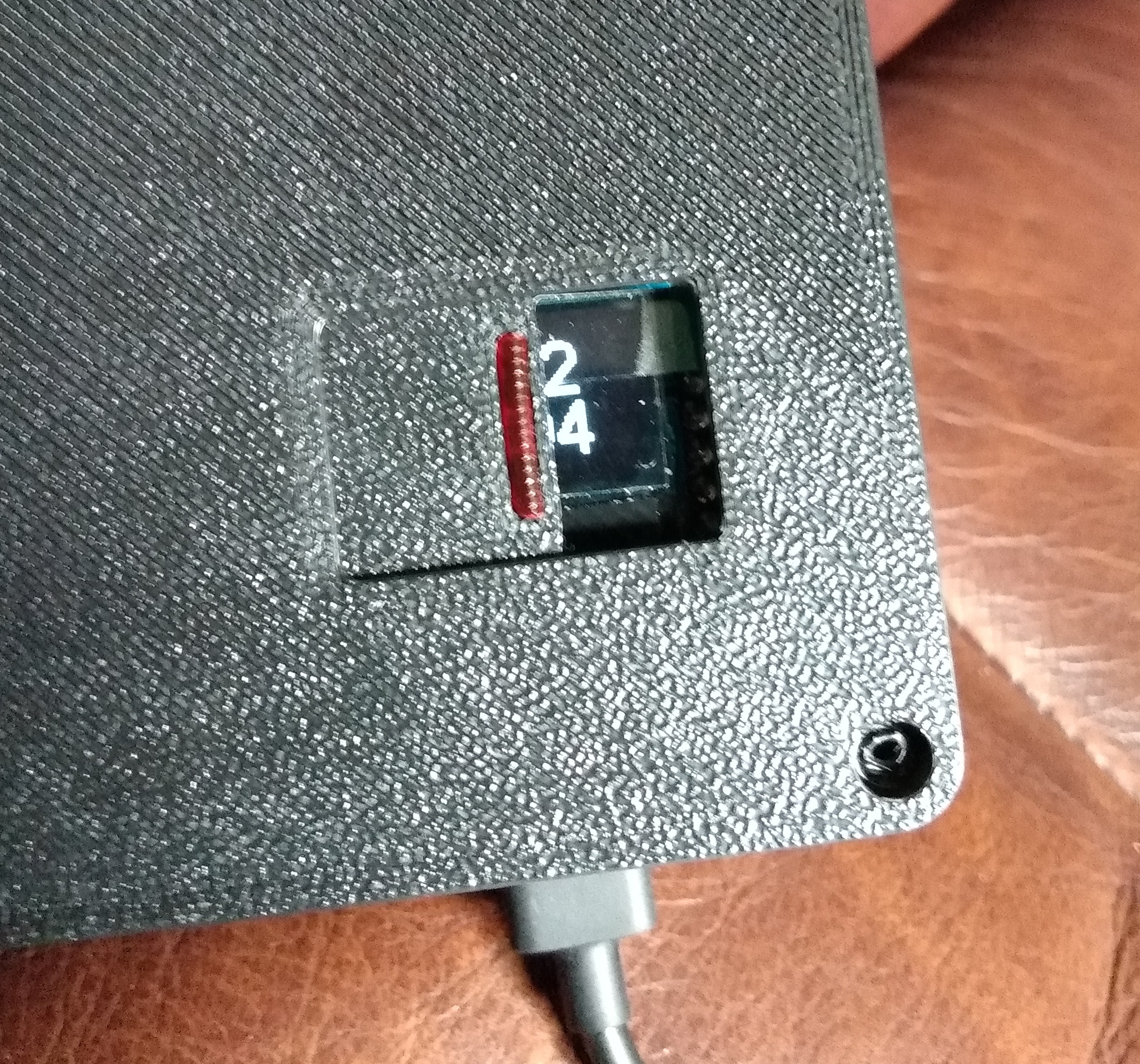 AirGradient DIY sensor case with upgraded sliding LCD cover for CO2 PM2.5 AQI sensor