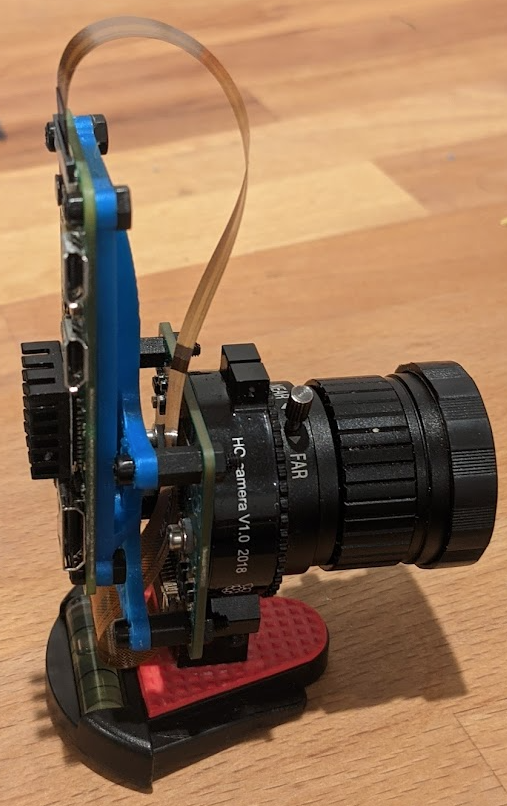 Compact RPi0 + HQ Camera mount