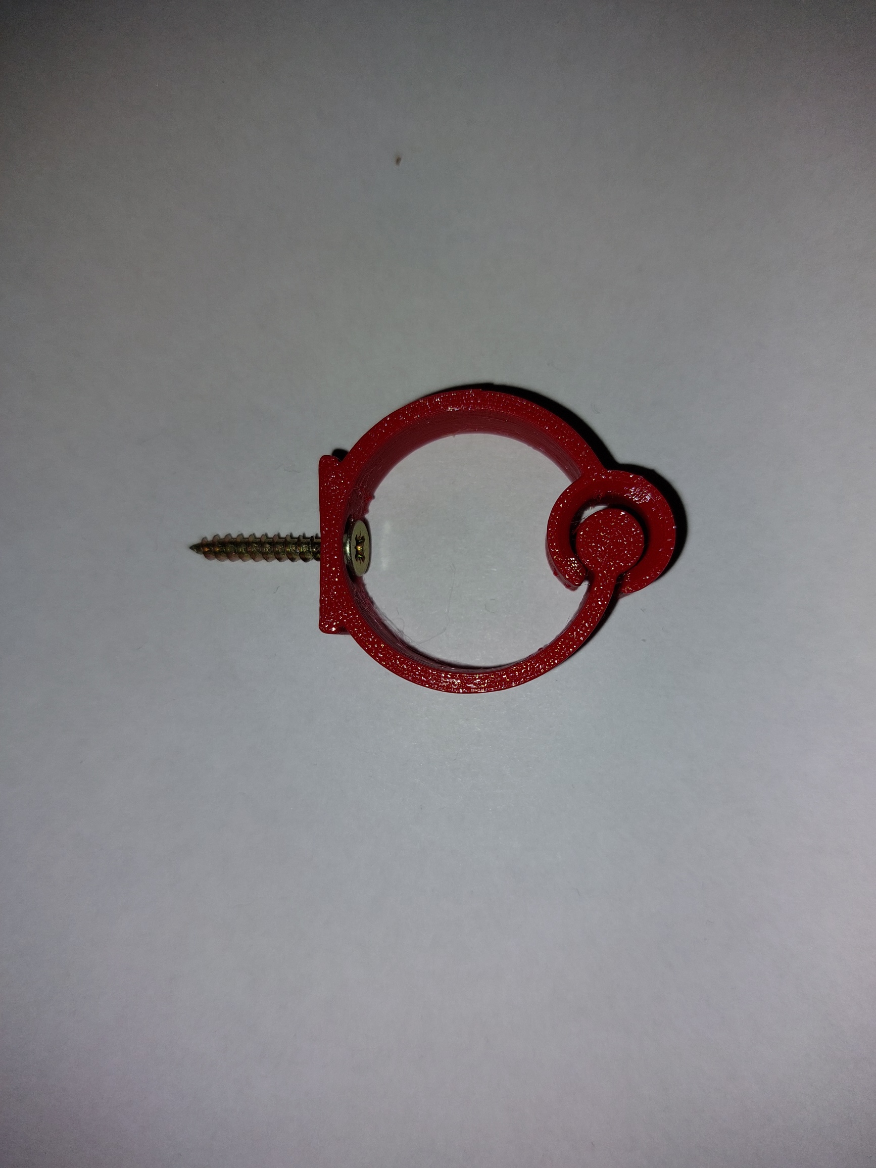 Miniatura 9 do modelo 3D Simple cable clamp (scallable) or ring :)