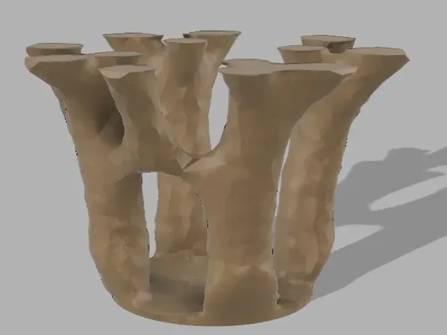 Toble - Topology optimized Table Base