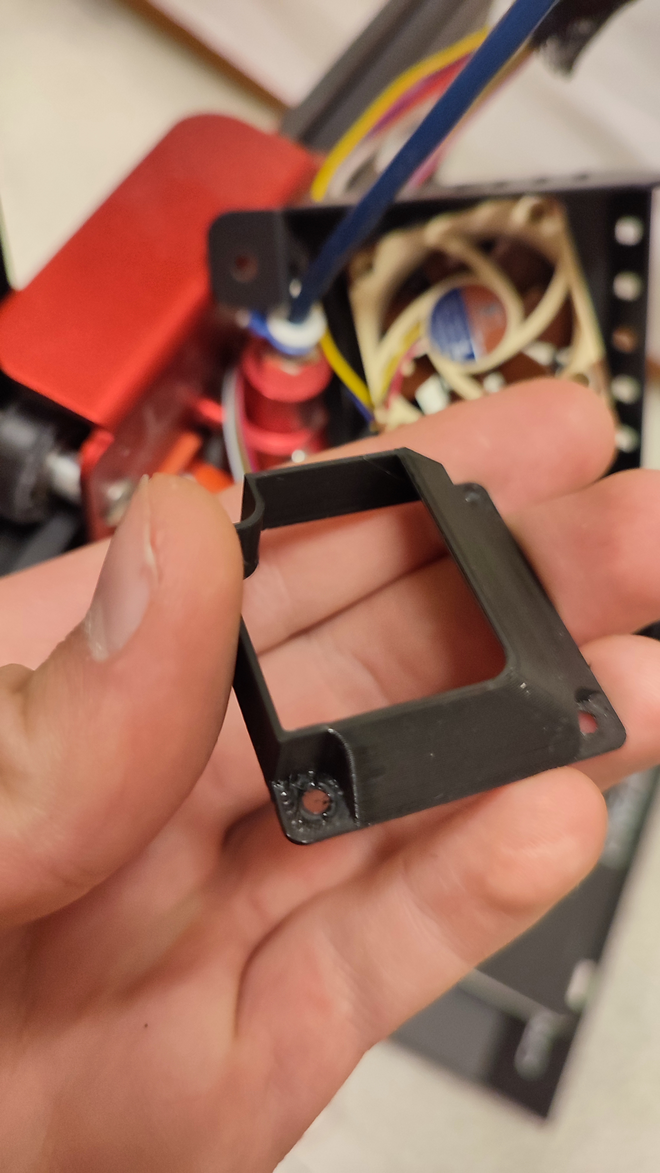 CR10S PRO V2 hotend fan duct