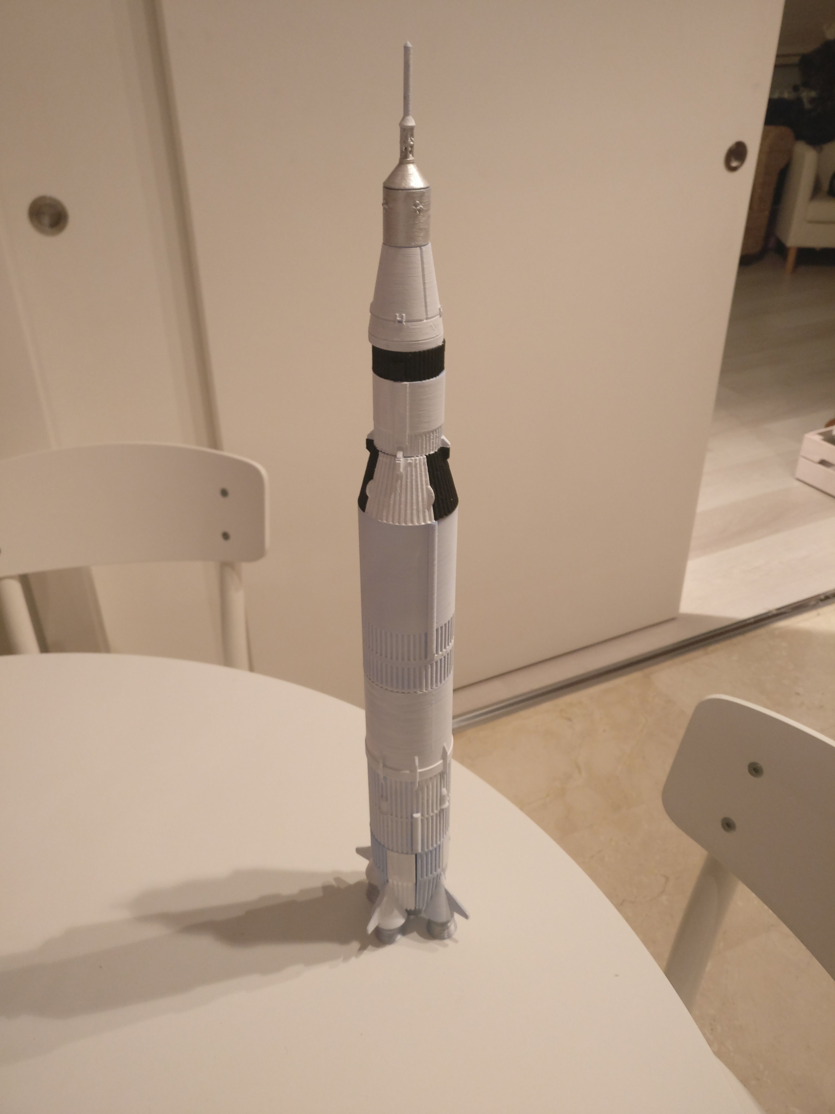 Saturn V rocket by Sergio Morales Download free STL model