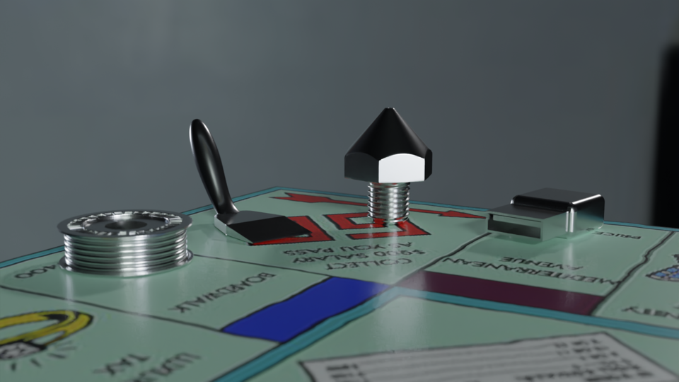 Maker-Opoly Pieces