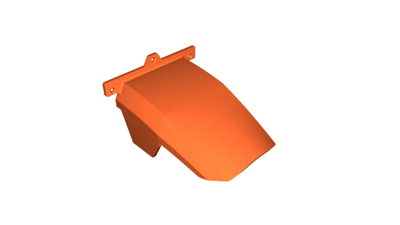 Rockshox sales mudguard orange