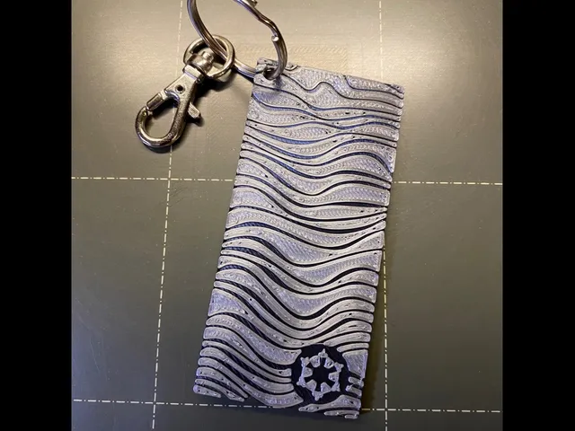 Mandalorian Beskar Keychain