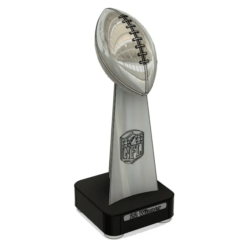 Super Bowl Lombardi Trophy by EDnation, Download free STL model