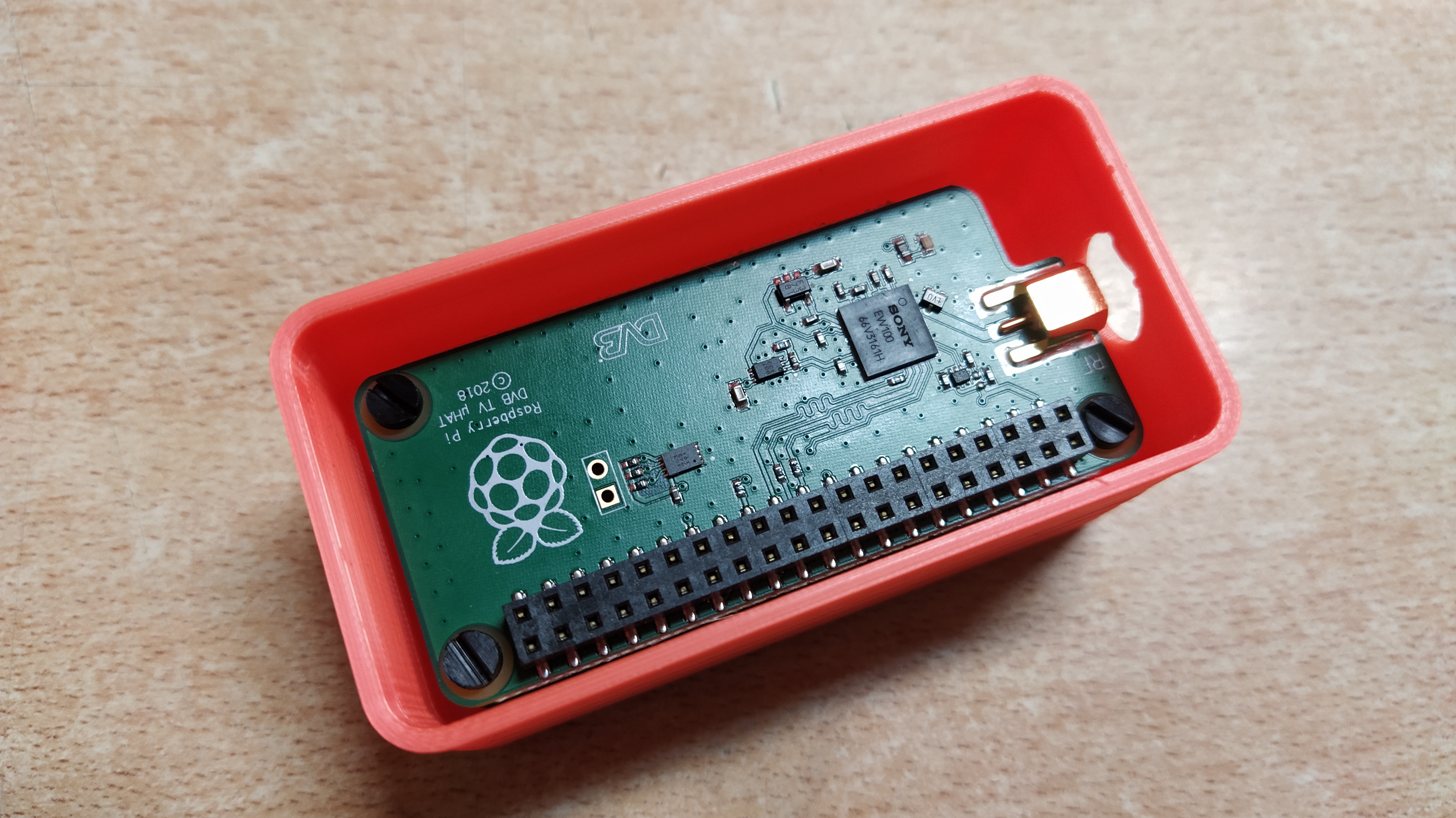 Miniatura 4 do modelo 3D Case for Raspberry Pi Zero + TV HAT