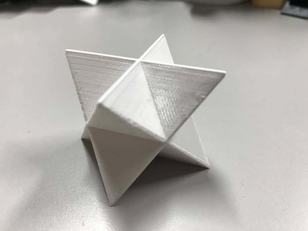 Stellated octahedron (as same as the FCC lattece)