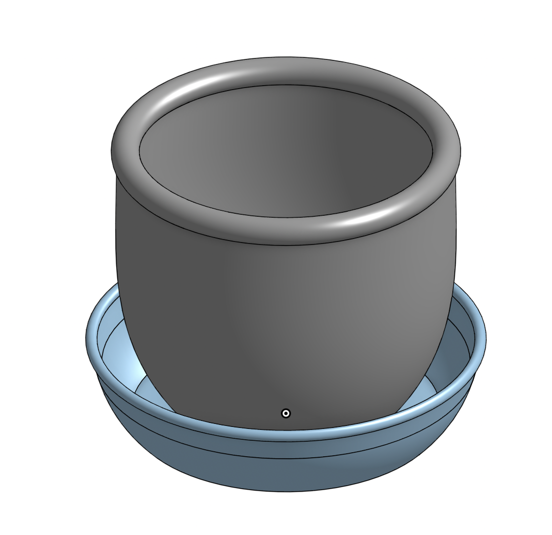 2-color CP flowerpot