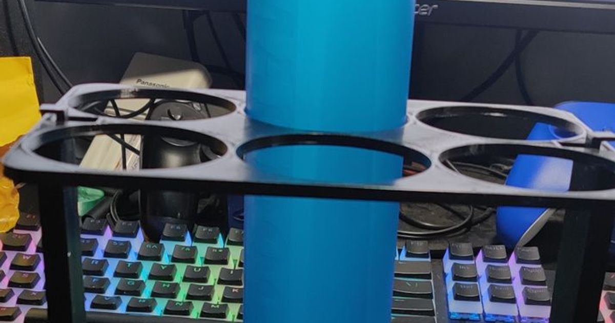 Paintball Pod Stand by Tech0verlord Download free STL model