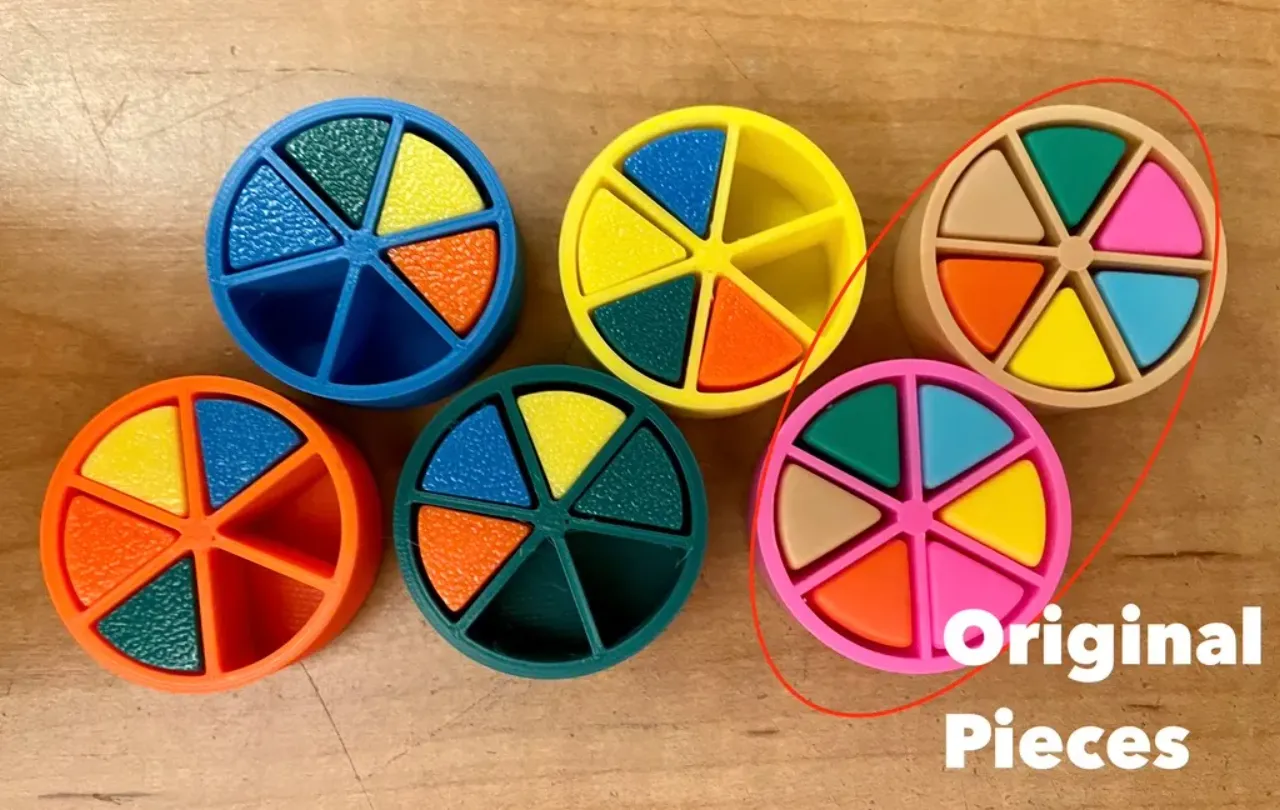 STL file Giant Trivial Pursuit wedge token 🚸・3D printer model to  download・Cults