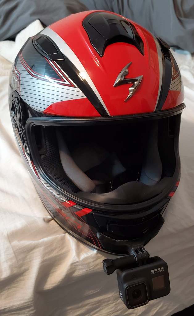 Motorcycle Helmet GoPro Mount by wagnerjack28 | Download free STL model