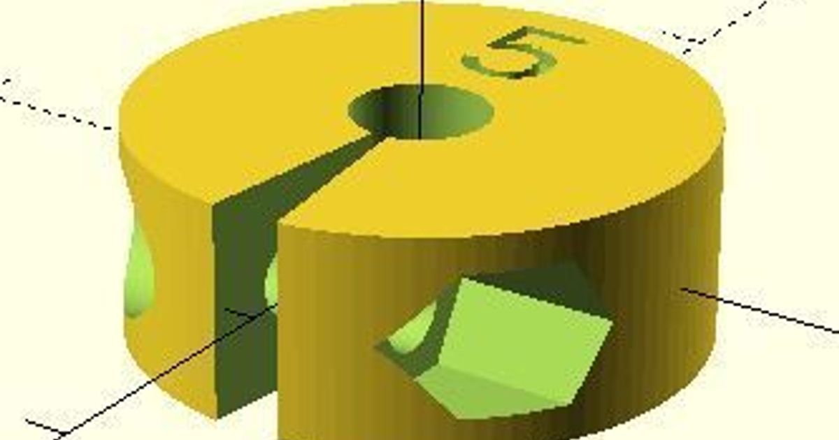 Customizer shaft collar by Dan Royer Download free STL model