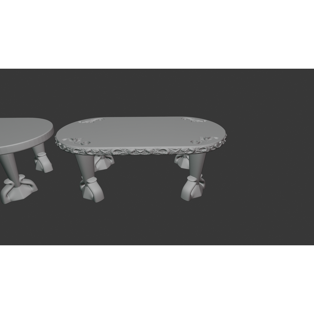 Simple Dining Tables (DND / TTRPG) — miniatura 3