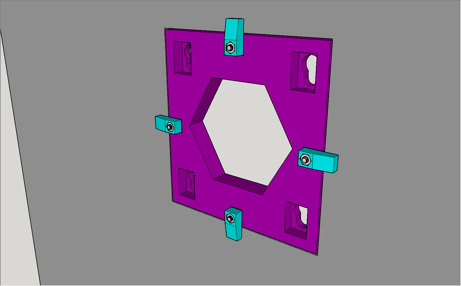 VESA 100 flush wall mount for drywall by MarcElbichon | Download free ...