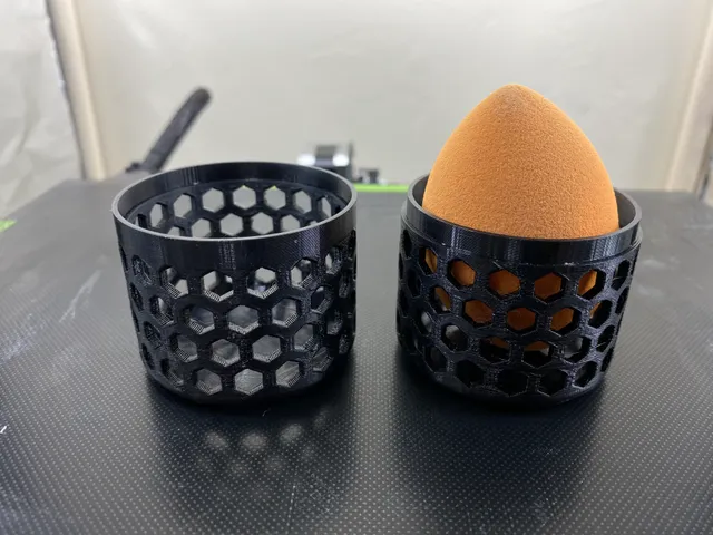 Makeup Sponge Holder with Hexagon Holes