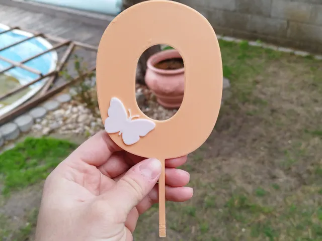 CAKE TOPPER number 0