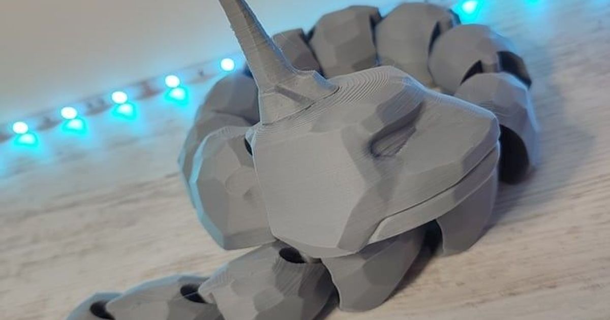 Free STL file Articulated Onix 🆒・3D printing template to download・Cults