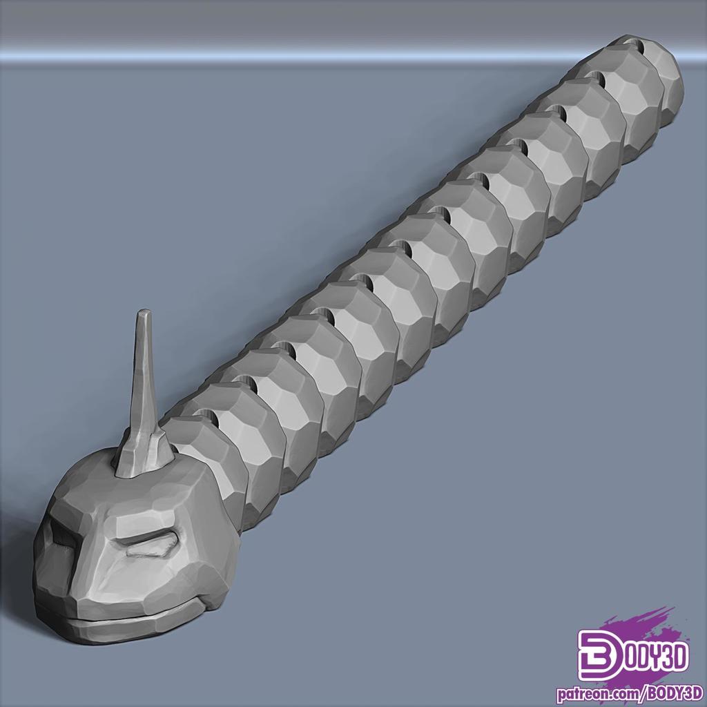 Articulated Onix by BODY3D Download free STL model