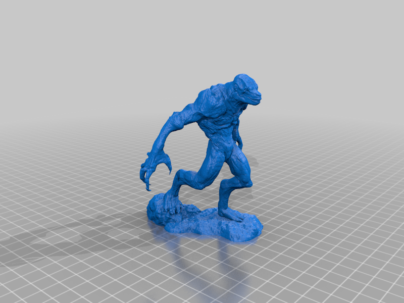 Miniatura 5 do modelo 3D Angry Lizardman