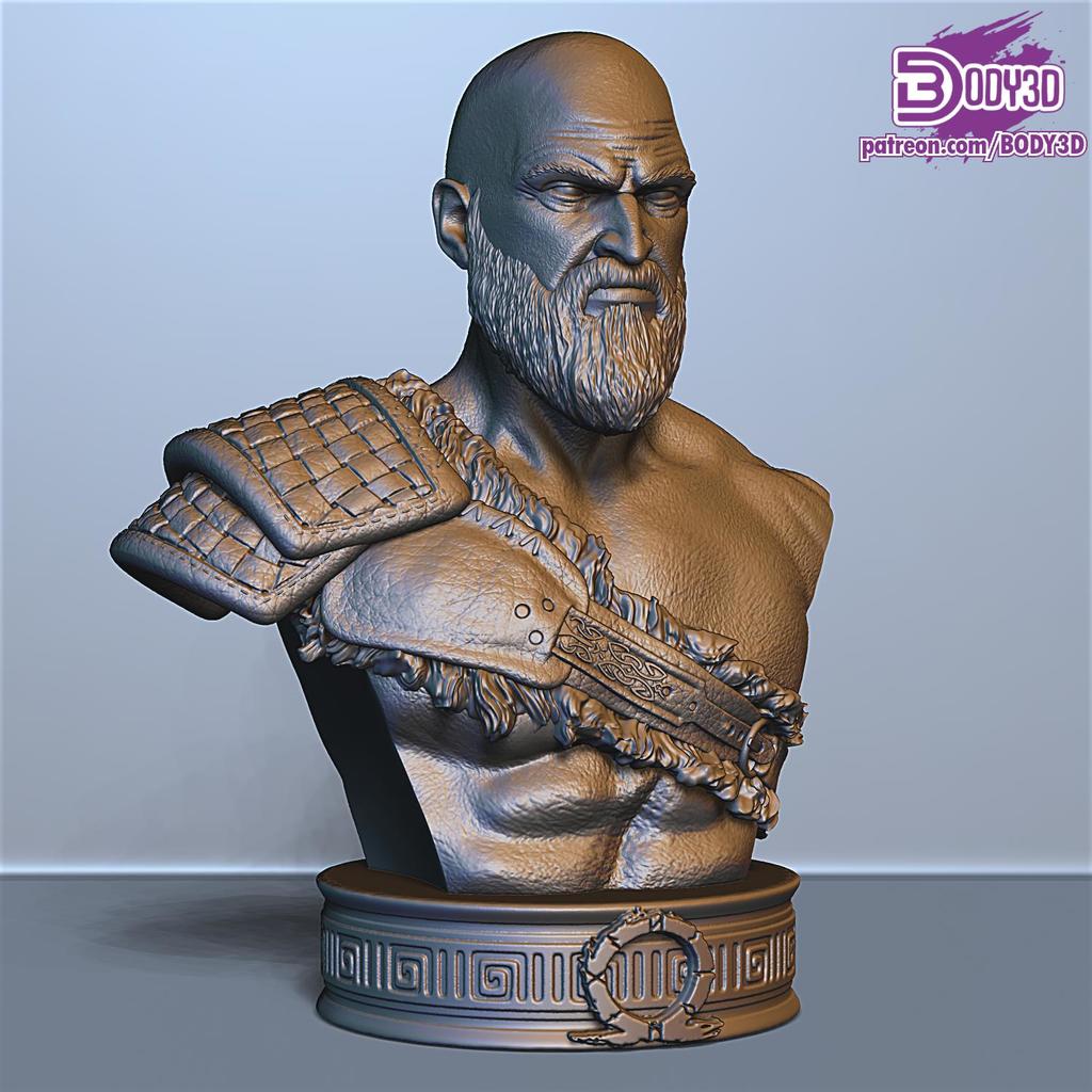 Kratos 3D model thumbnail