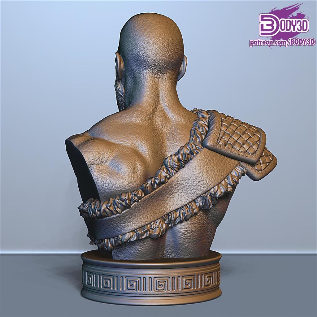 Miniatura 2 do modelo 3D Kratos