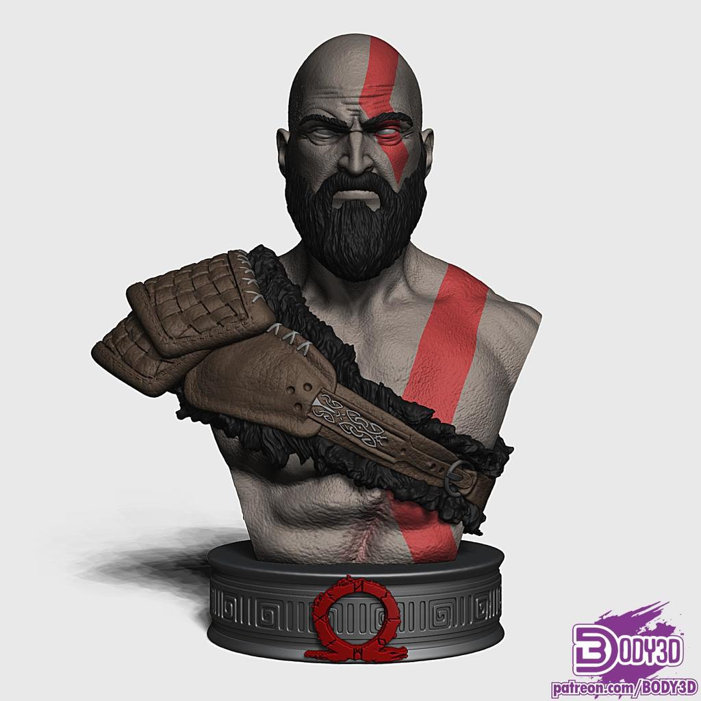 Miniatura 6 do modelo 3D Kratos