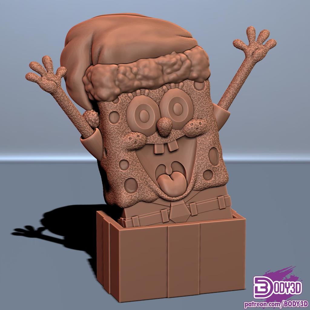 SpongeBob Christmas ( No Supports )