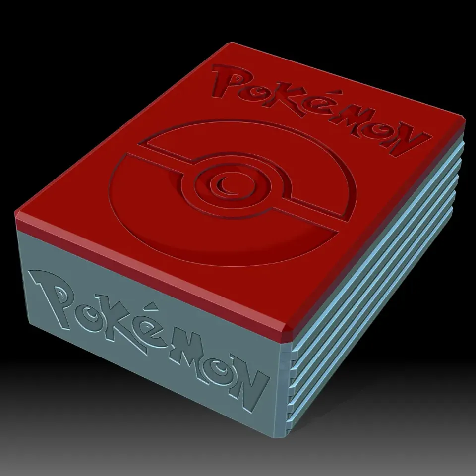 Pokemon Cards Box by BODY3D, Download free STL model