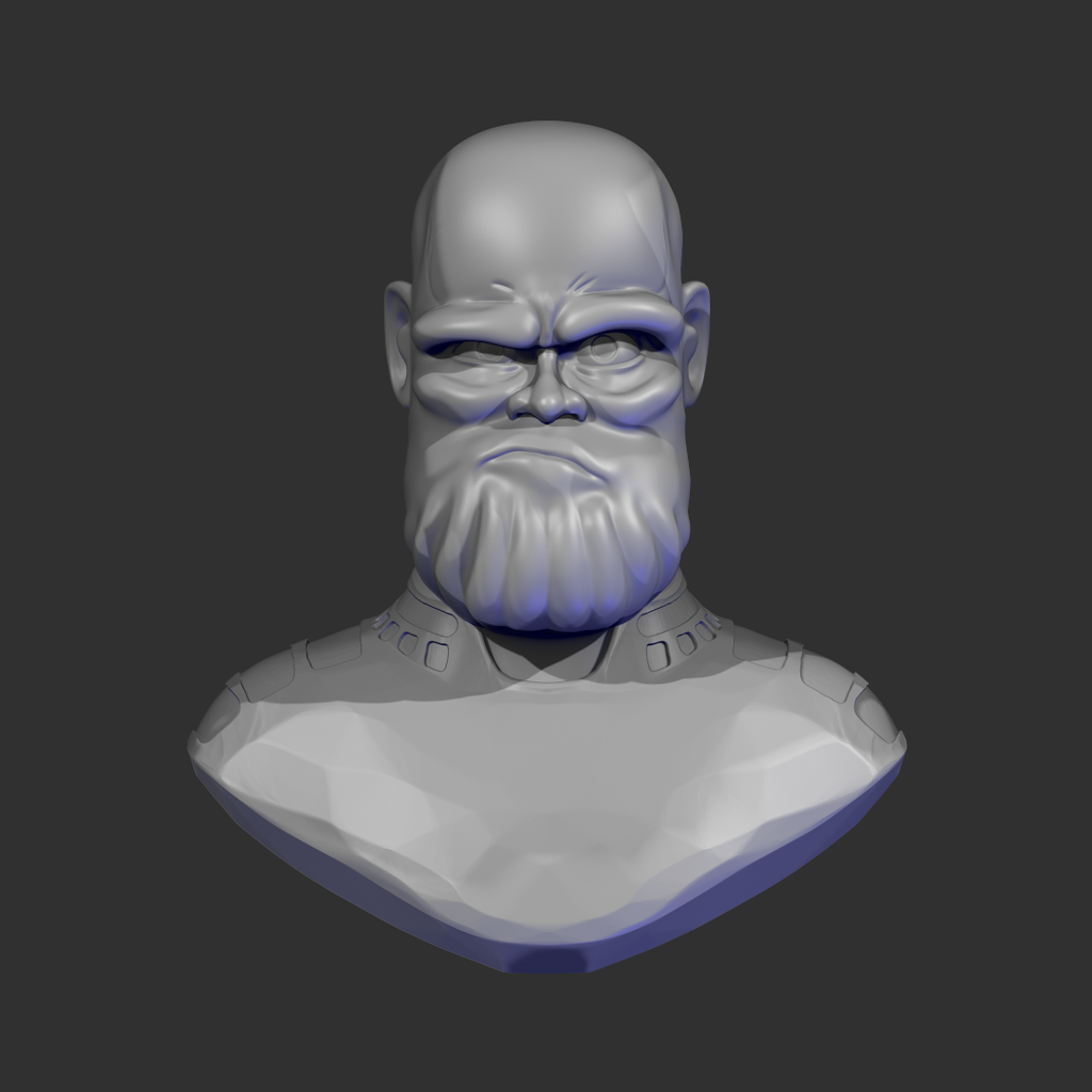 Thanos Stylized Bust — miniatura 2
