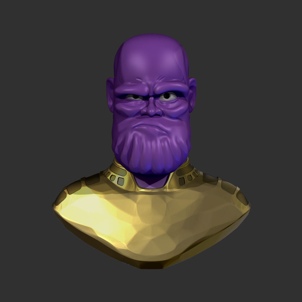 Thanos Stylized Bust — miniatura 3
