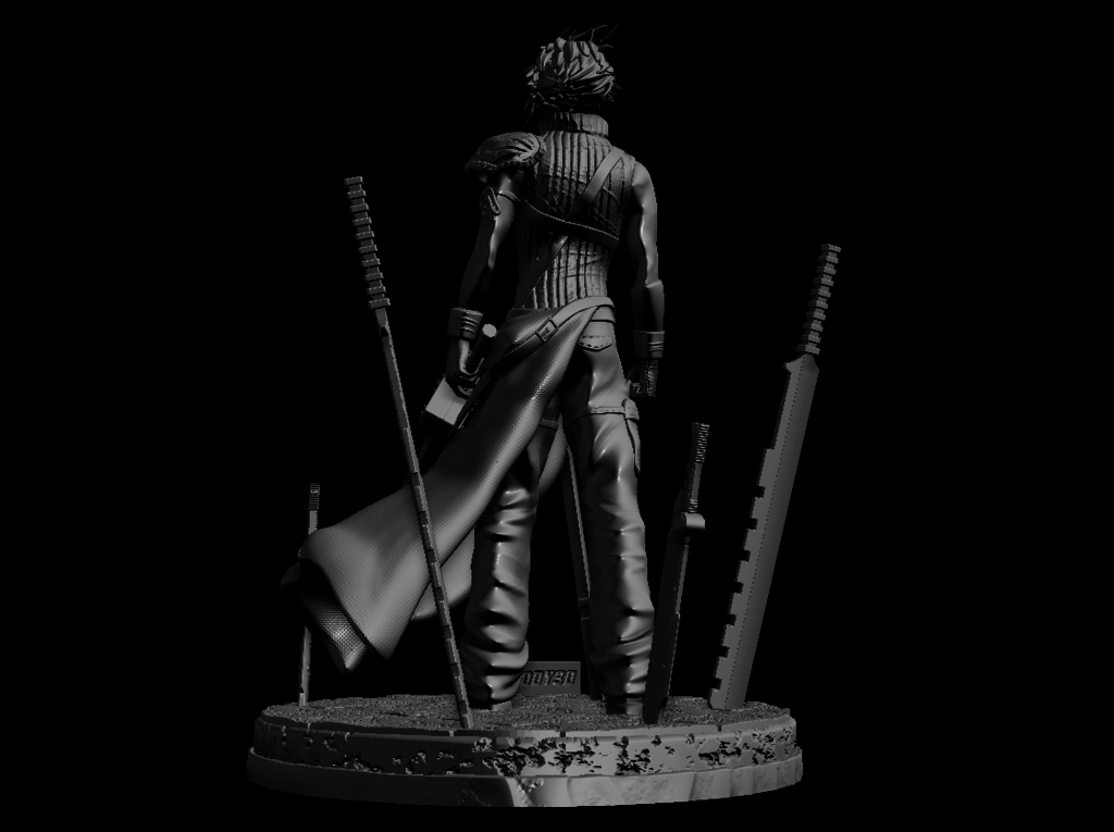 Miniatura 6 do modelo 3D Cloud Strife - FFVII