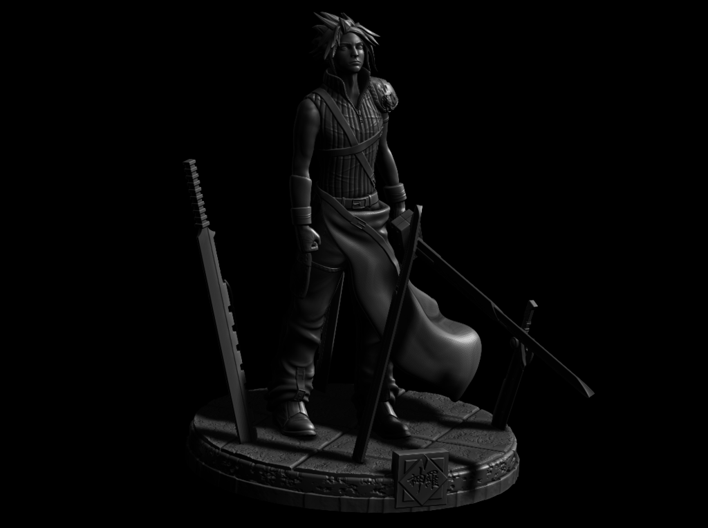 Miniatura 7 do modelo 3D Cloud Strife - FFVII