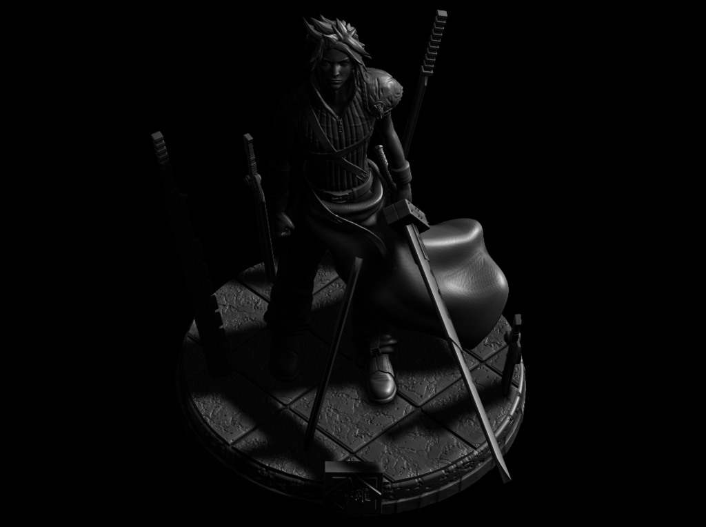 Miniatura 10 do modelo 3D Cloud Strife - FFVII