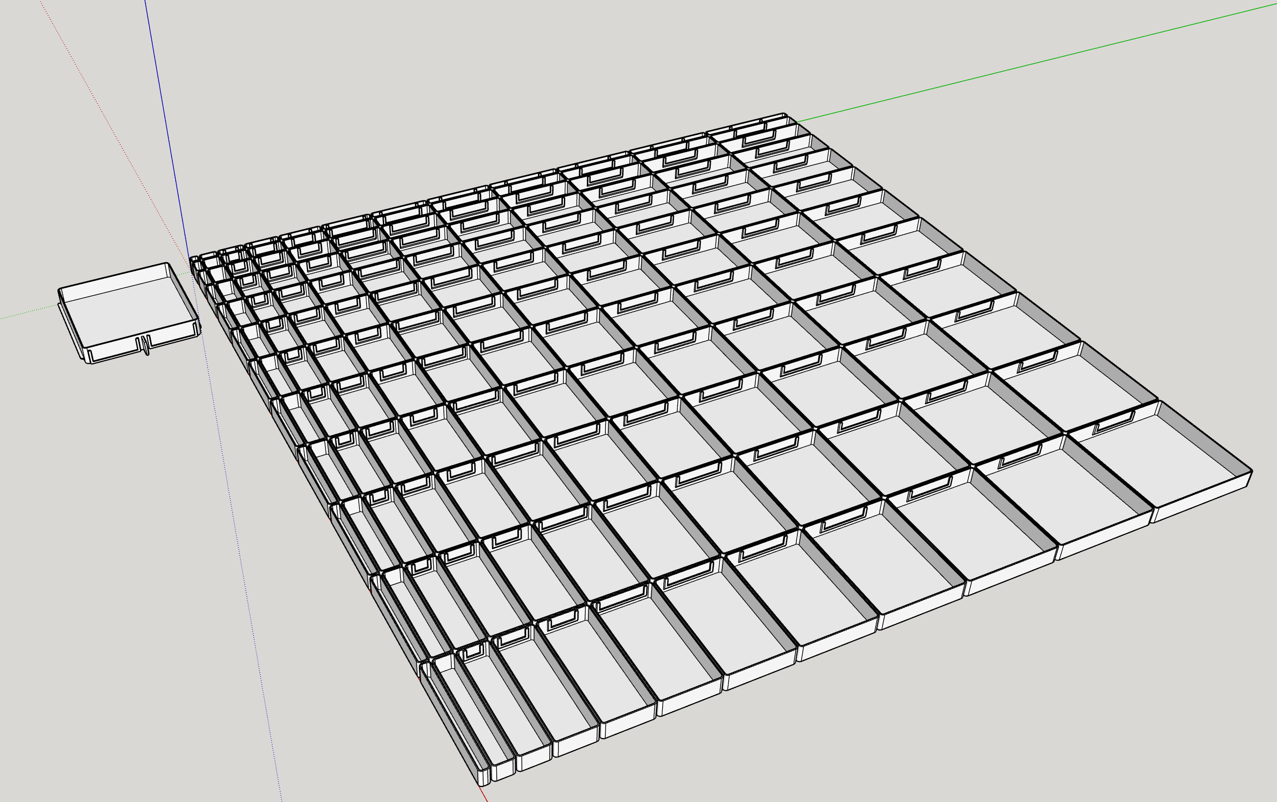 Miniatura 5 do modelo 3D Modular Drawer