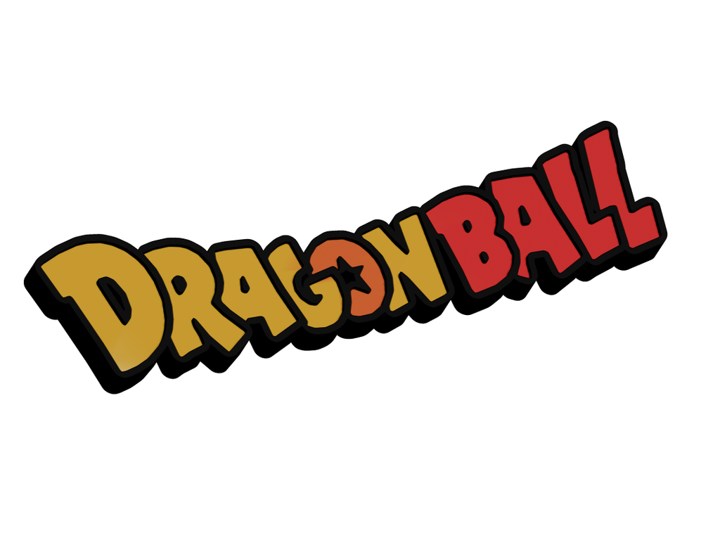 Miniatura 2 do modelo 3D Dragon Ball Logo