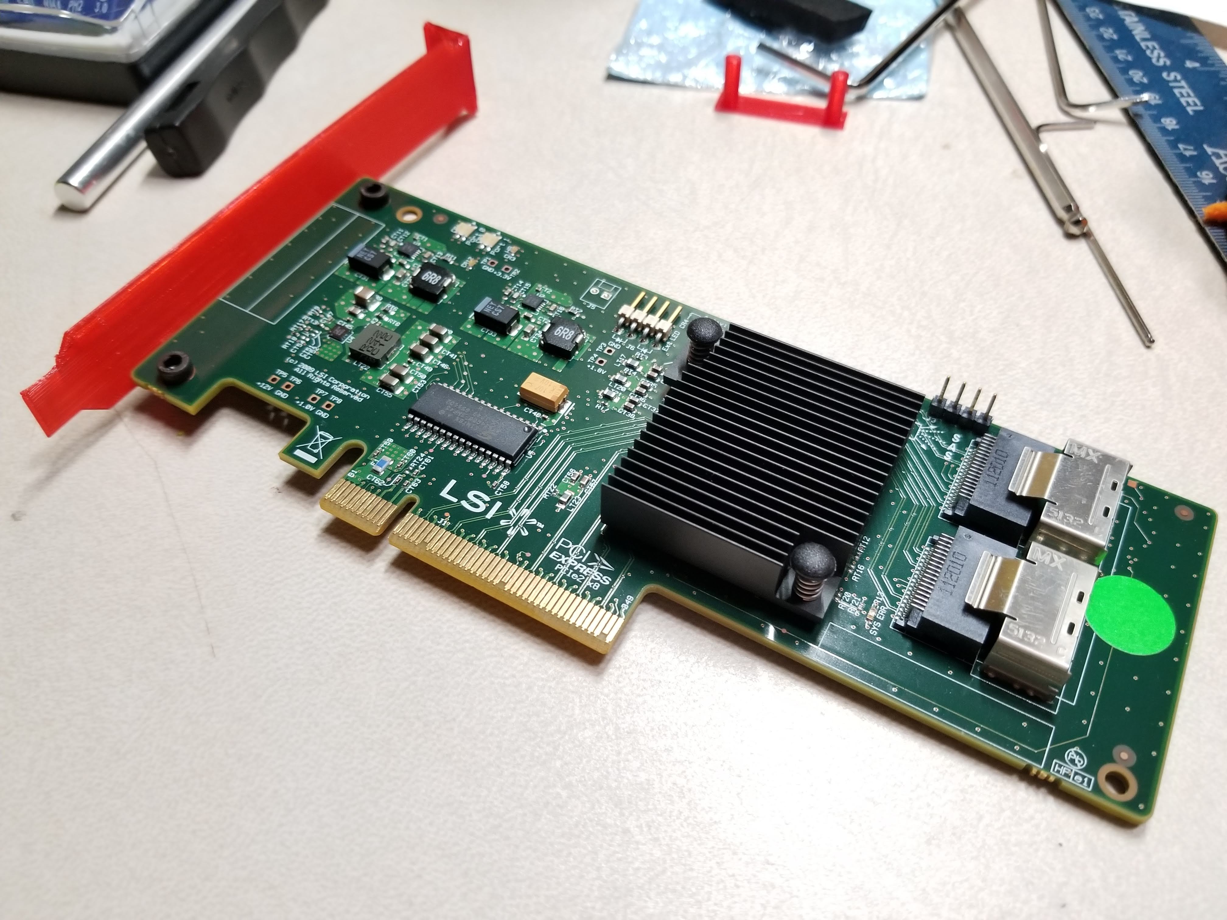 LSI 9211-8i Full Height PCI Bracket